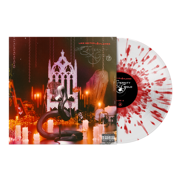 Like Moths To Flames - No Eternity In Gold (Clear With Red Splatter) LP