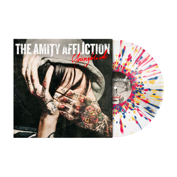 The Amity Affliction - Youngbloods - LP (Clear with Yellow/Blue/Magenta Splatter)